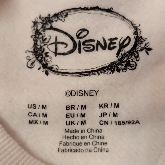 Disney White Crewneck Sweatshirt with Iconic Mickey - Picture 3 of 5